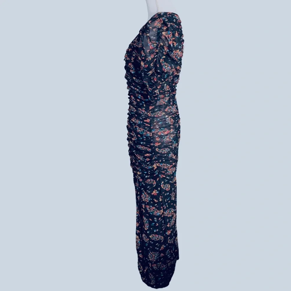 FREE PEOPLE BRIELLA FLORAL MIDI DRESS